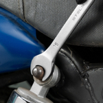 Ключ комбинированный, 16 мм, CrV, матовый хром Stels 15221