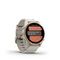 Умные часы Garmin Fenix 8, 43 мм, AMOLED, Sapphire soft gold stainless steel with fog gray leather band plus fog gray/dark sandstone silicone band