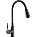 Смеситель для кухни, Frap, гибк излив, с картриджем, чер, F4044-6