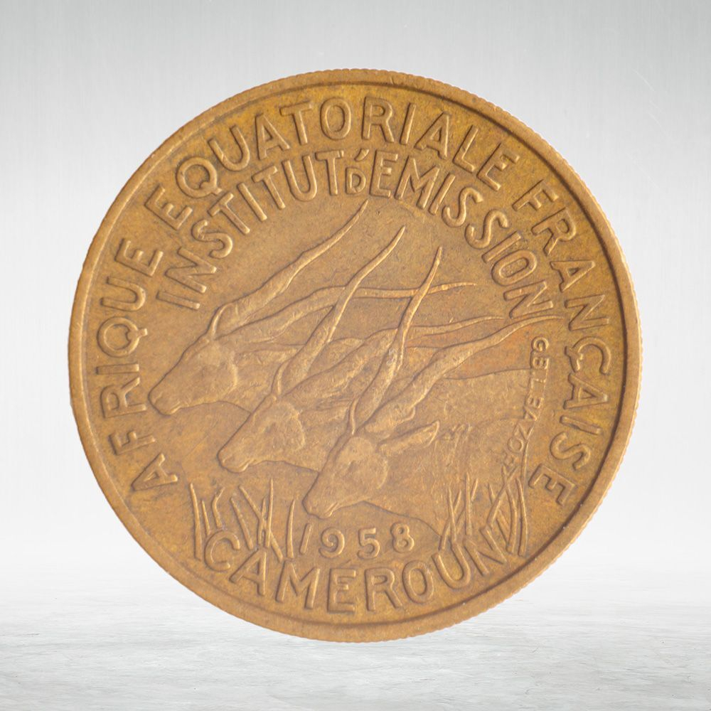 Cameroon, 25 Francs, 1958, VF