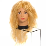 Парик карнавальный «Гофре объемное», Натуральный блонд