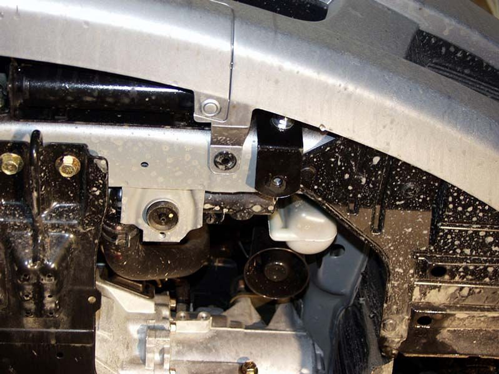 Защита картера двигателя, КПП (2 мм, сталь) для Mitsubishi Lancer IX 2003-2007 (V = 1.3; 1.6; 1.8; 2.0), Mitsubishi Lancer Cedia 2000-2004 (V = 1.8) Sheriff.14.0515