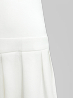 Платье Miss Diva 683 однотонное без рукавов с плиссированной юбкой