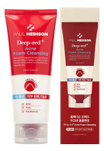 PAUL MEDISON Очищающая пенка для лица с кислотами - Deep-Red Acne Foam Cleansing, 155мл