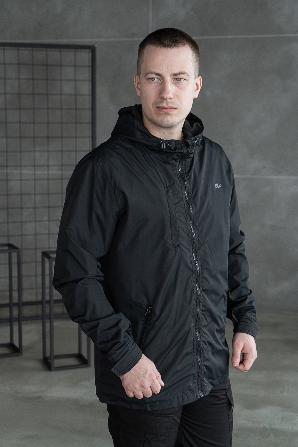 Ветровка BLK CROWN Квантум Черный