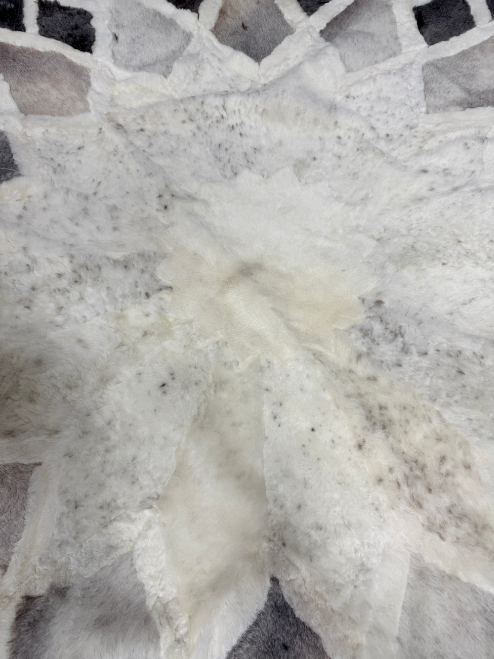 Ковер шкура натуральная овчина меховой