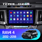 Teyes CC2 Plus 9" для Toyota RAV4 2012-2018 (прав)