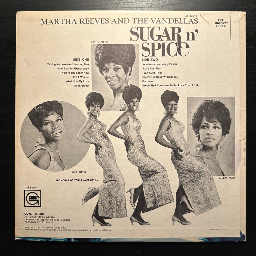 Martha Reeves & The Vandellas - Sugar 'n' Spice (США 1969г.)