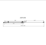 Душевая дверь Vincea Como-N 150 VDS-4CN150CL стекло прозрачное/профиль хром