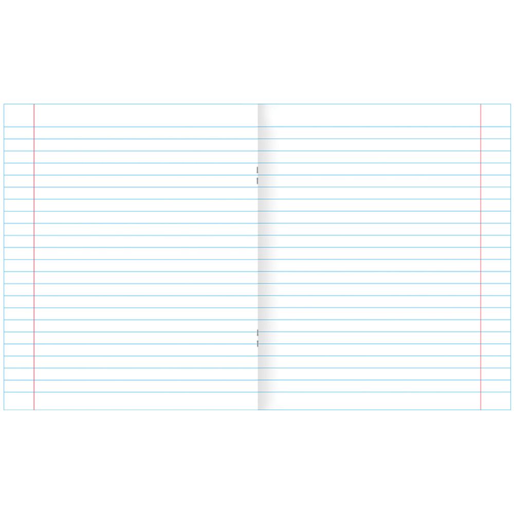 Тетрадь 18л, линия, зеленая обложка, Маяк