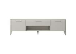 Тумба Type oak под ТВ ширина 200 см (серо-бежевый)