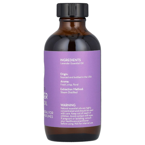 Pure Body Naturals, Эфирное масло лаванды, 118 мл (4 жидк. унц.)