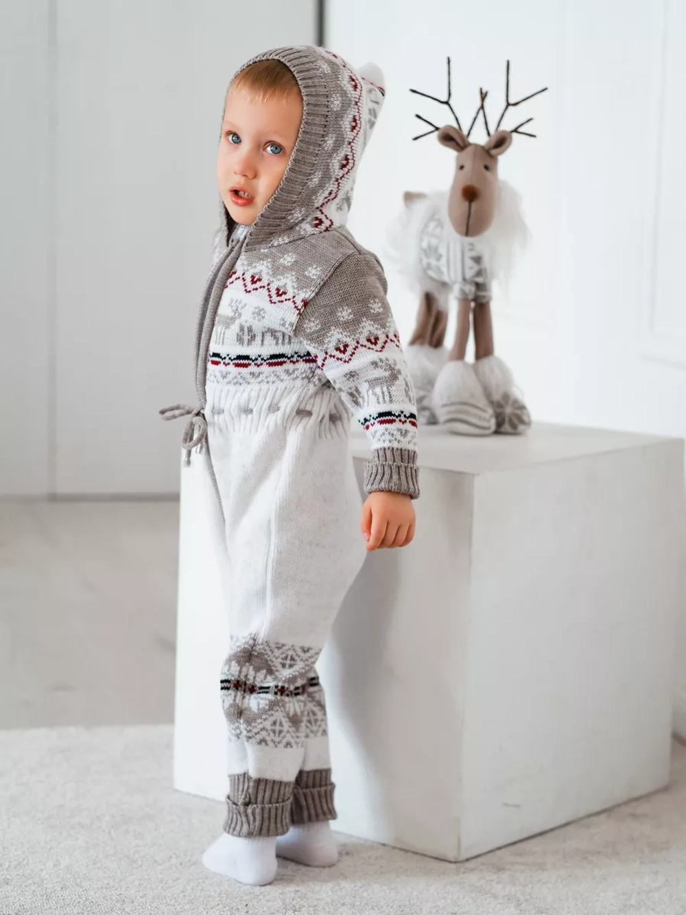 Комбинезон вязаный