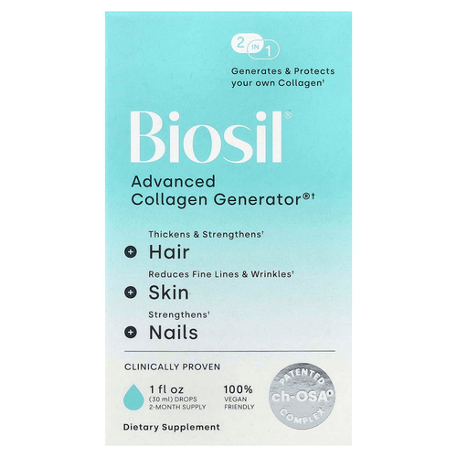 Biosil, Advanced Collagen Generator®, добавка для стимуляции выработки коллагена, 30 мл (1 жидк. унция)