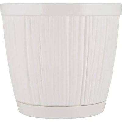 Горшок для цветов InGreen BARCELONA 1,8л, D155мм белый
