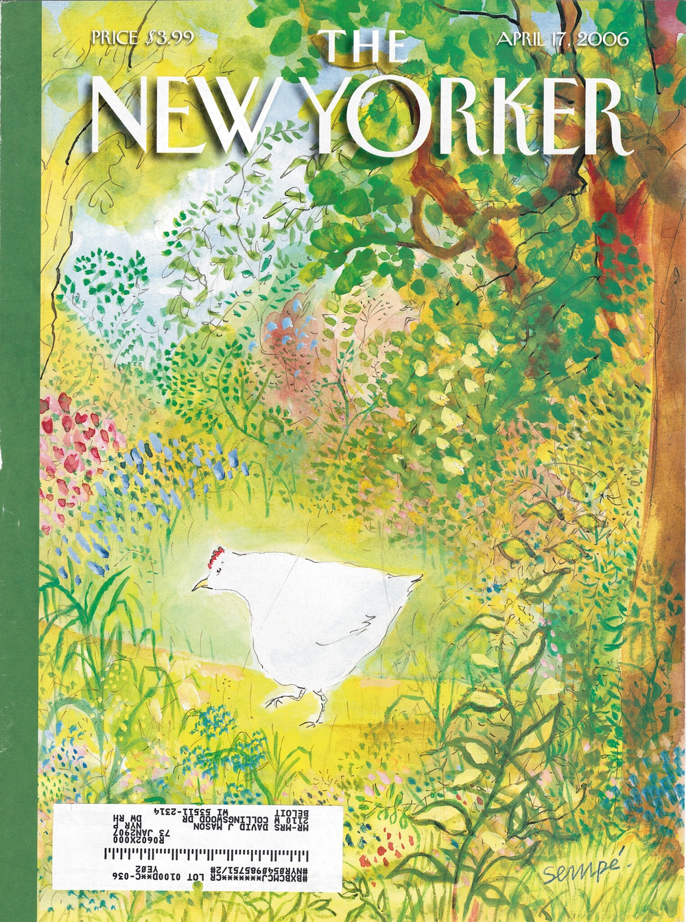 Журнал The New Yorker 17-04-2006, обложка