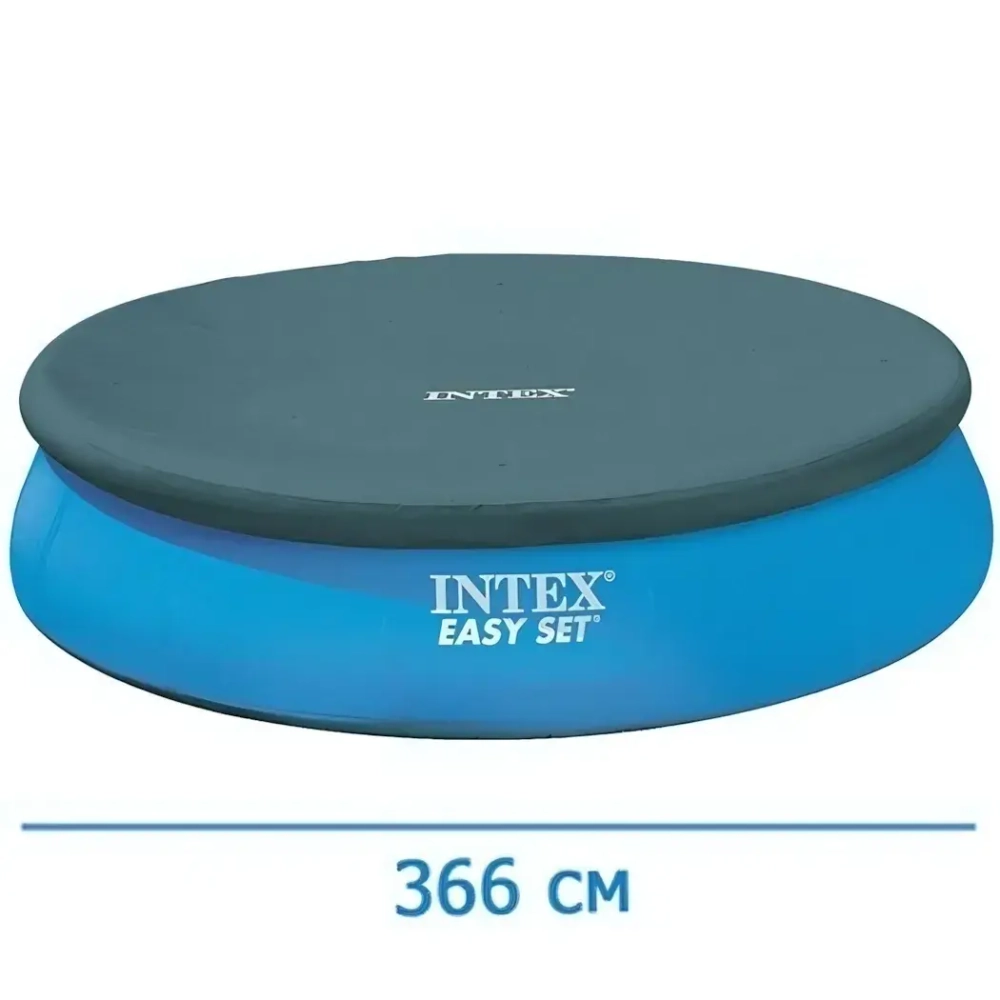 Чехол для круглого надувного бассейна Easy set 366*30 см Intex (28022)