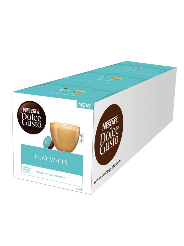 Кофе в капсулах Nescafe Dolce Gusto Flat White 16 шт x 3 уп