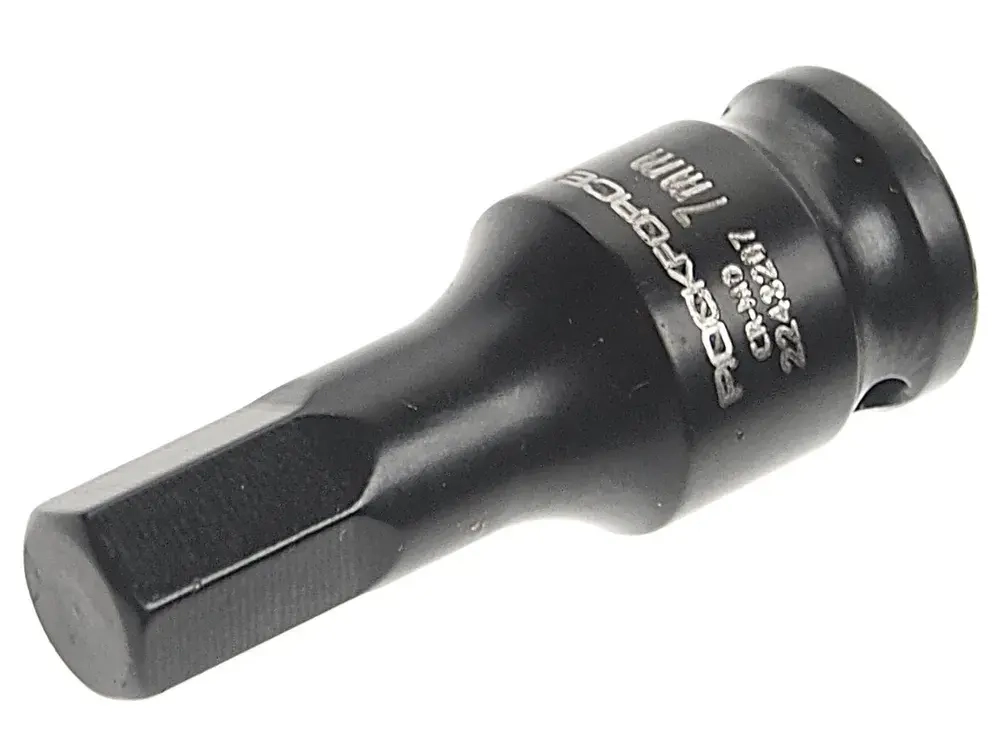 Головка-бита 7мм 1/4" 6-гранная ударная L= 40 мм ROCKFORCE RF-2243207