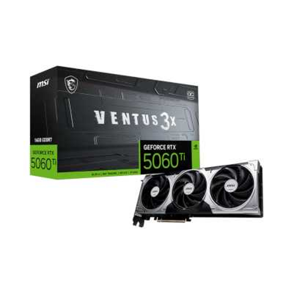Видеокарта MSI nVidia GeForce RTX 5060 Ti 16G Ventus 3X OC