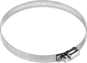 ЗУБР НХ-12П, 105 - 127 мм, просечная лента 12.7 мм, 2 шт, нержавеющий хомут, Профессионал (37815-105-127-2)