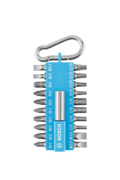 Набор бит с держателем и карабином BOSCH 2607002822