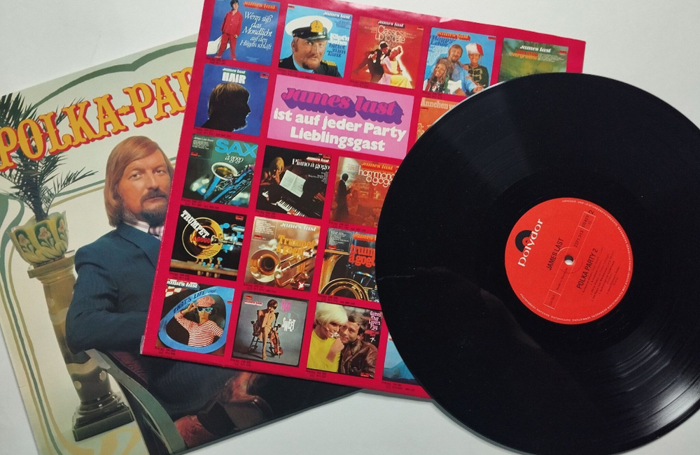 Винтажная виниловая пластинка LP James Last Polka Party II (Germany 1972)