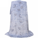 Плед 150*200см «Neon-Космос» светящийся, цвет голубой, микрофлис Ультрамарин