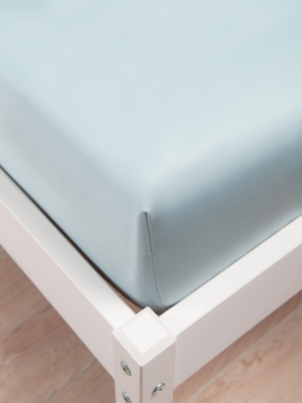 PLACIDITY Простыня натяжная сатин бирюзовый