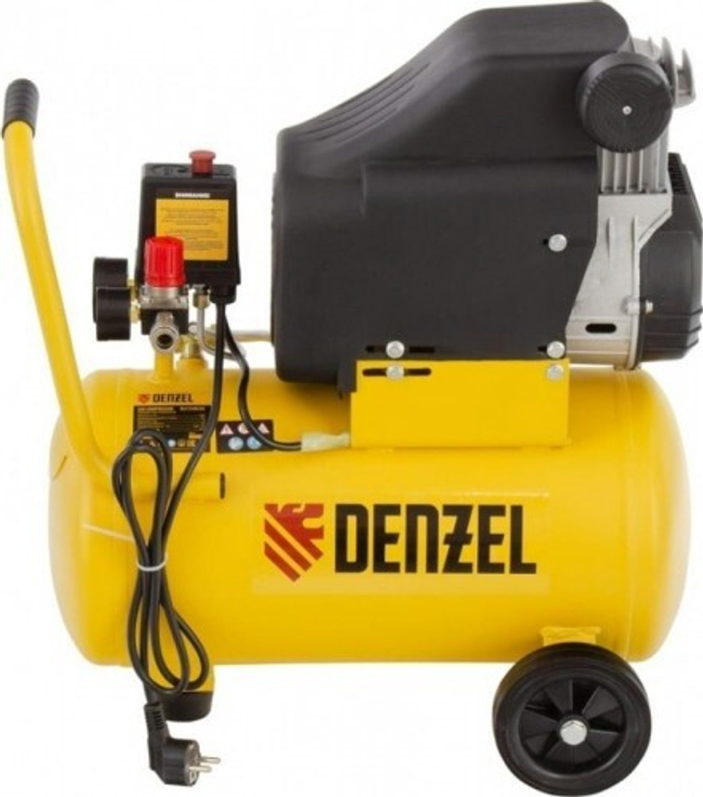 Компрессор поршневой безмасляный Denzel DLC1300/24 58171