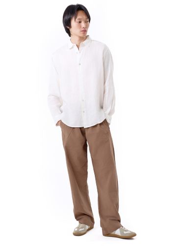 Белая льняная рубашка Senseera