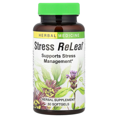 Herbs Etc., Stress ReLeaf®, 60 мягких таблеток