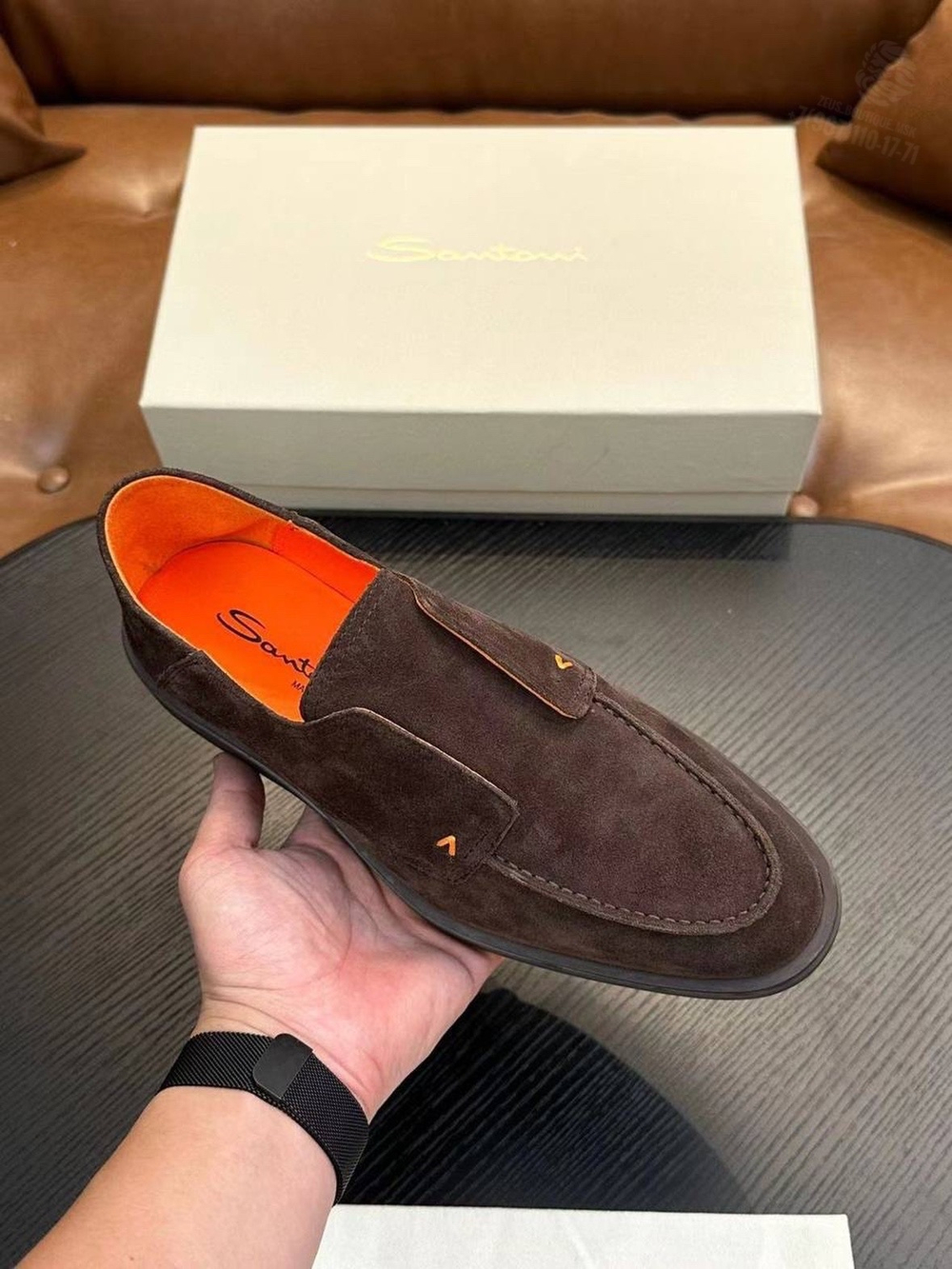 Лоферы Santoni