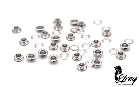 Люверсы 4 мм, серебро