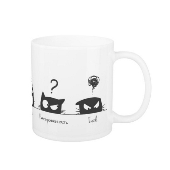 Кружка "Словарь котоушек" (Уценка)
