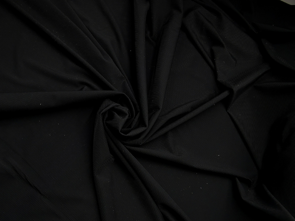 Микрофибра, полоски, черный, (MFP-170)