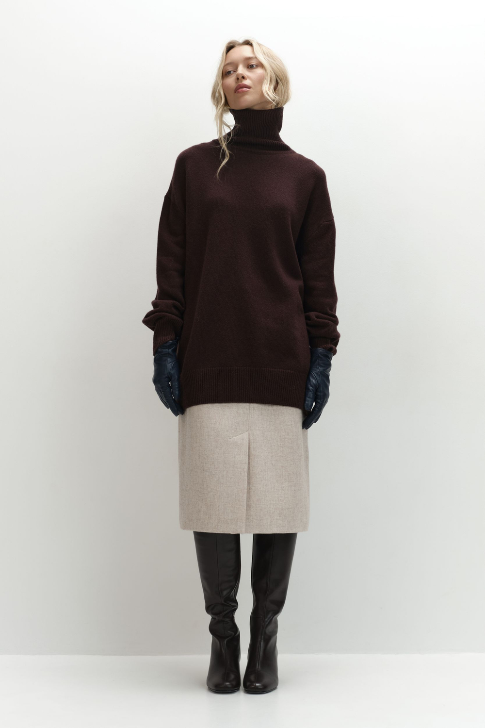 Свитер из смесового кашемира