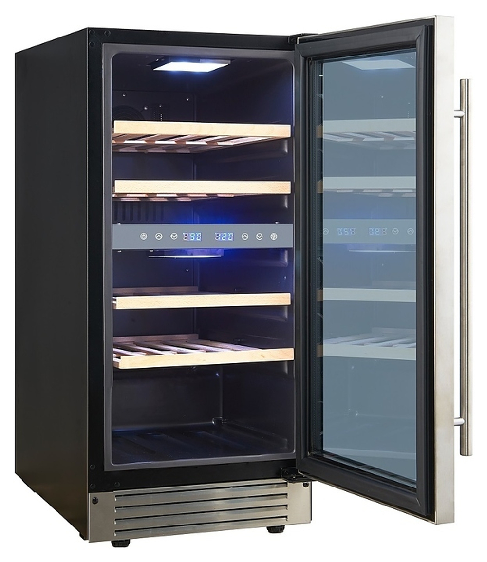 Винный шкаф Cellar Private CP027-2T серебристая дверь