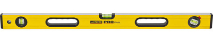 Уровень STAYER PROFI PROSTABIL коробчатый, усилен., 2 фрезер поверхности, 3 ампулы, 80см.