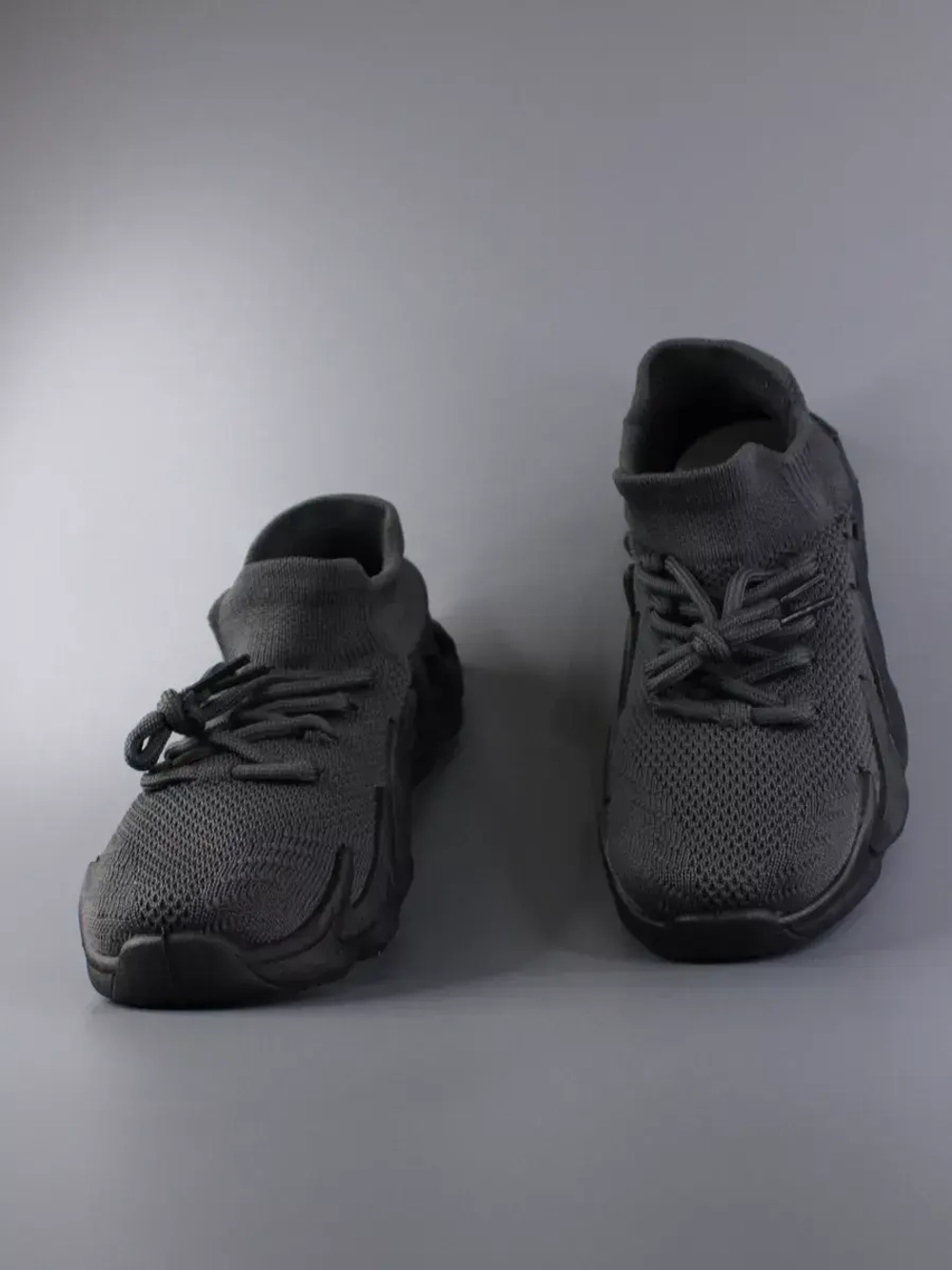 Кроссовки Изики детские - Yeezy boost- темно-серые