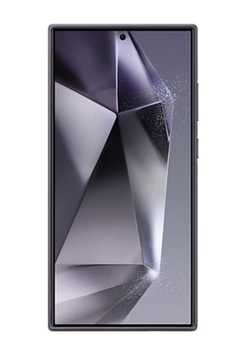 Чехол из веганской кожи для Galaxy S24 Ultra ( Темно фиолетовый)