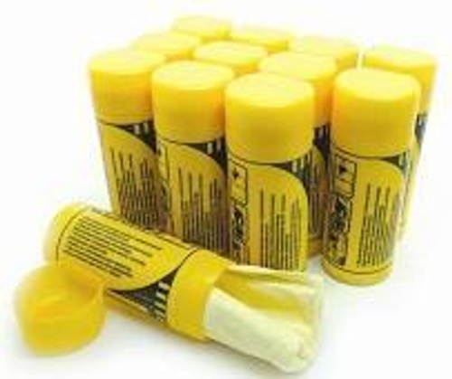 Салфетка - замша AVS в тубе малая желтая 43 х 32 см без дисплея Ст.