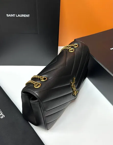Сумка Saint Laurent Loulou, черный