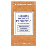 The Vitamin Shoppe, Пробиотик для женщин, 50 млрд, 30 растительных капсул