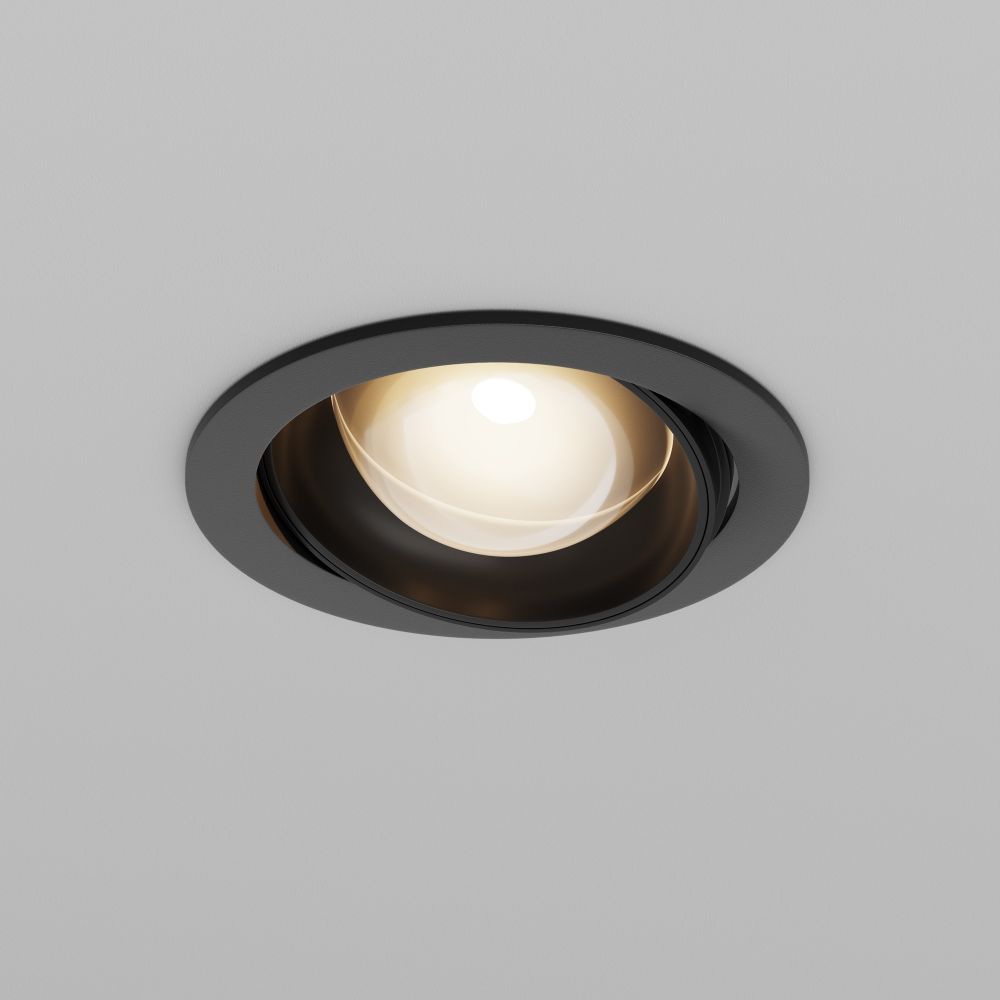 Светильник встраиваемый светодиодный Maytoni Lens DL105-12W3K-B