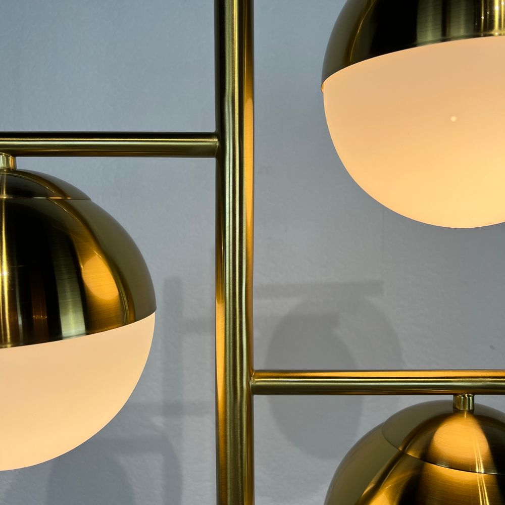 Торшер Geneva Glass Floor Lamp Triple