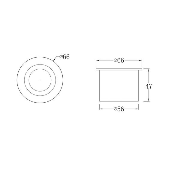 Встраиваемый светодиодный светильник Maytoni Limo O037-L3W3K