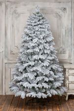 елка искусственная "Аляска" заснеженная (Литая+пвх)