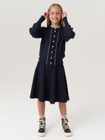 Кардиган школьный для девочки AT585 синий