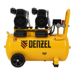 Компрессор безмасл. малошумный DLP -3000/50, 3 кВт, 2х1,5 кВт,50 л, 2850 об/мин,500 л/мин Denzel